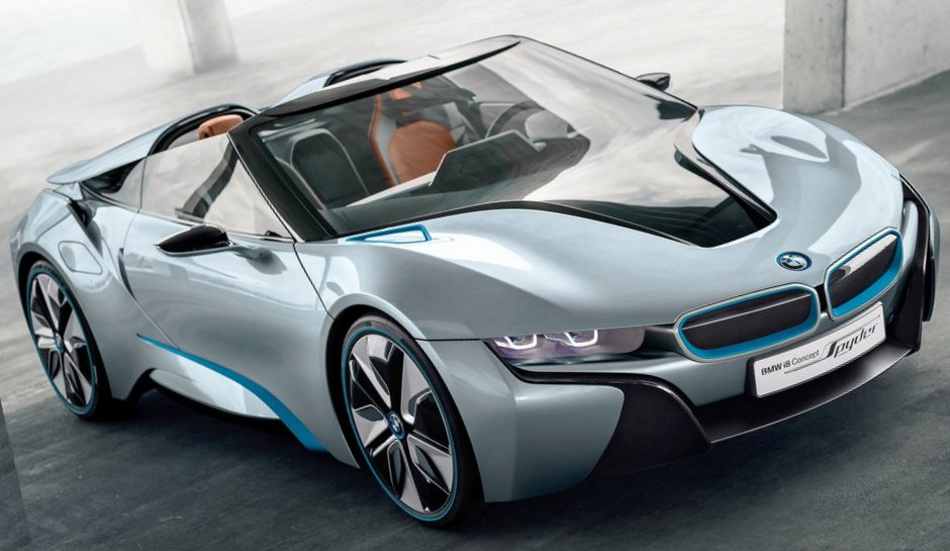 Новый кабриолет BMW i8 Spyder Concept: фото, характеристики, цена