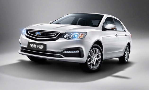 Официальные изображения обновленного седана Geely