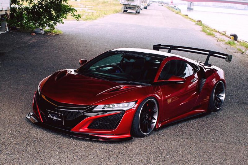 Первый тюнинг новой Honda NSX от Liberty Walk » Автомобили и тюнинг