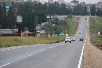 В Удмуртии отремонтировали участок дороги Завьялово - Каменное