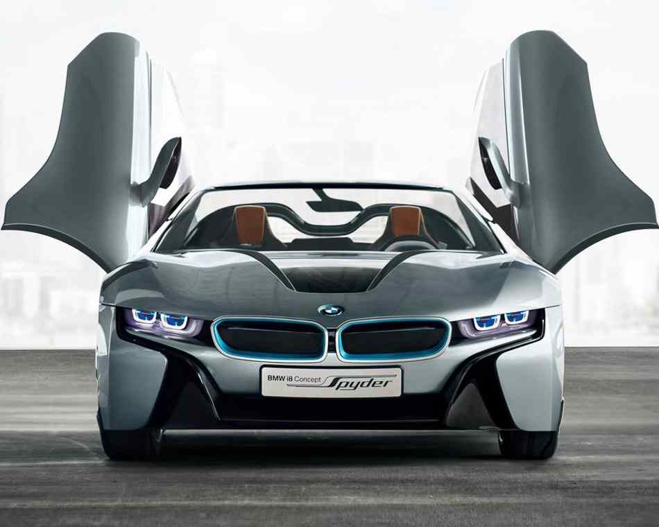 Новый кабриолет BMW i8 Spyder Concept: фото, характеристики, цена