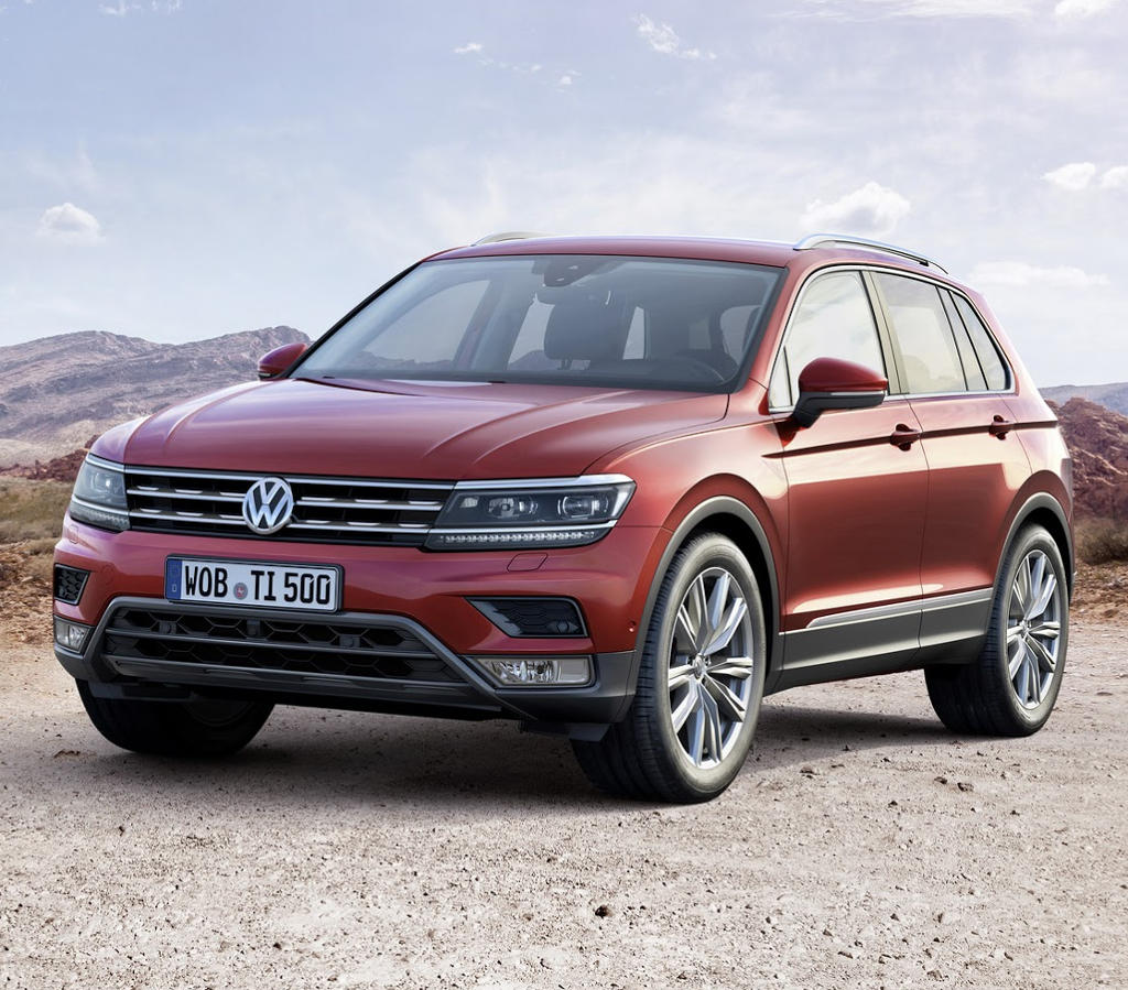 Новый Volkswagen Tiguan 2016: цена, фото, характеристики