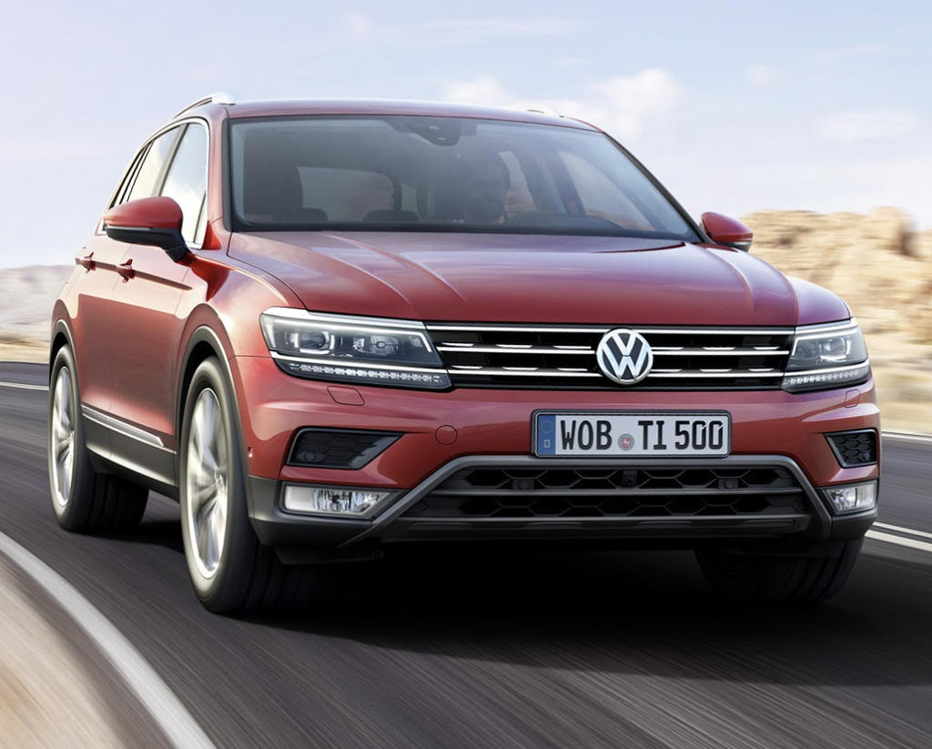 Новый Volkswagen Tiguan 2016: цена, фото, характеристики