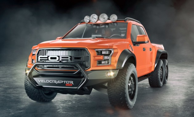 Ателье Hennessey рассекретило шестиколёсный пикап F-150 VelociRaptor