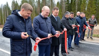 Реконструированный участок трассы Брин-Наволок - Каргополь открыли в Архангельской области