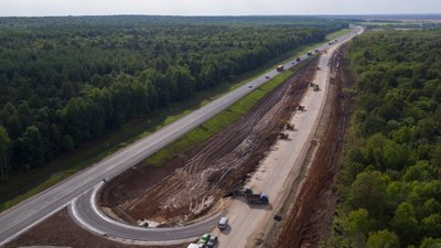 Открыты после реконструкции два участка трассы М-7 Волга в Татарстане