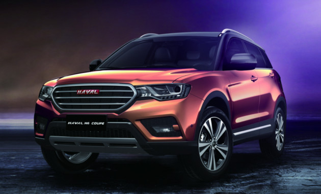 Названа цена Haval H6 Coupe для России