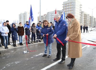 Новую дорогу открыли амурском городе Циолковский