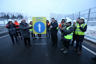 В Подмосковье запустили рабочее движение по участку западного объезда Сергиева Посада