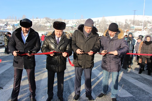 Новый мост через реку Кондома построили в Таштаголе в Кемеровской области 