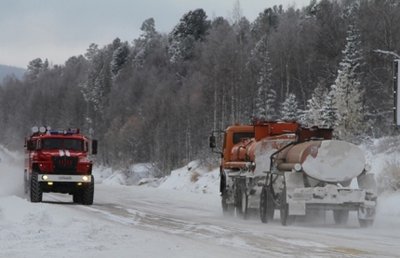 На федеральных трассах Р-258 и Р-257 в Сибири восстановлено движение после непогоды