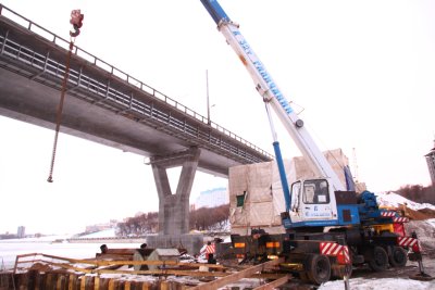 Реконструкция Московского моста в Чебоксарах идёт по графику - власти