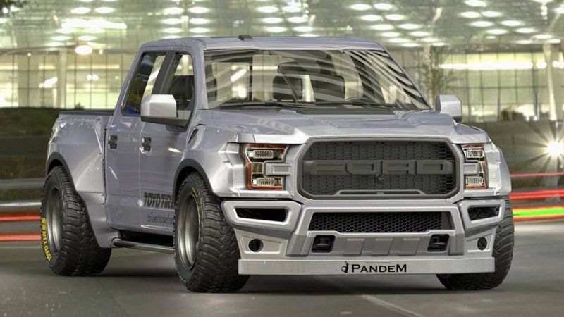 Ford F-150 Raptor Rocket Bunny от мастерской Pandem rocketbunny tra-kyoto