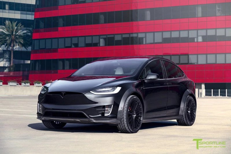 Tesla Model X в агрессивном дизайне от T Sportline