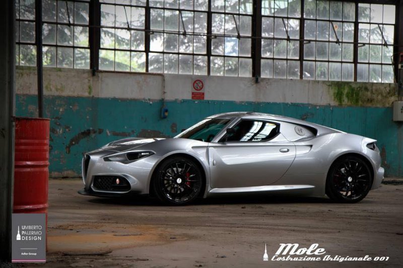 Alfa Romeo 4C с кастомным обвесом от Mole Design