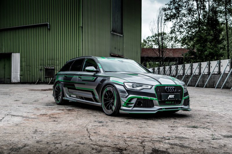 1018-сильный гибрид Audi RS6-E от ABT Sportsline