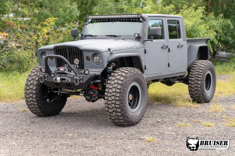 Bruiser Conversions выпустили двухосную версию Jeep Wrangler