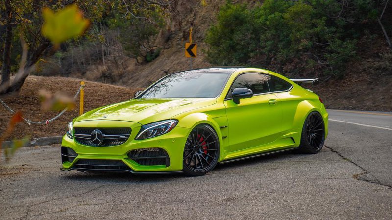 Mercedes-AMG C63 S Coupe в модификации RDBLA и Prior Design